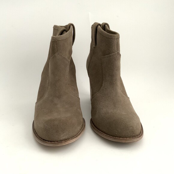 Splendid Bootie Taupe Chelsea Block Heel 6.5 - Picture 4 of 11